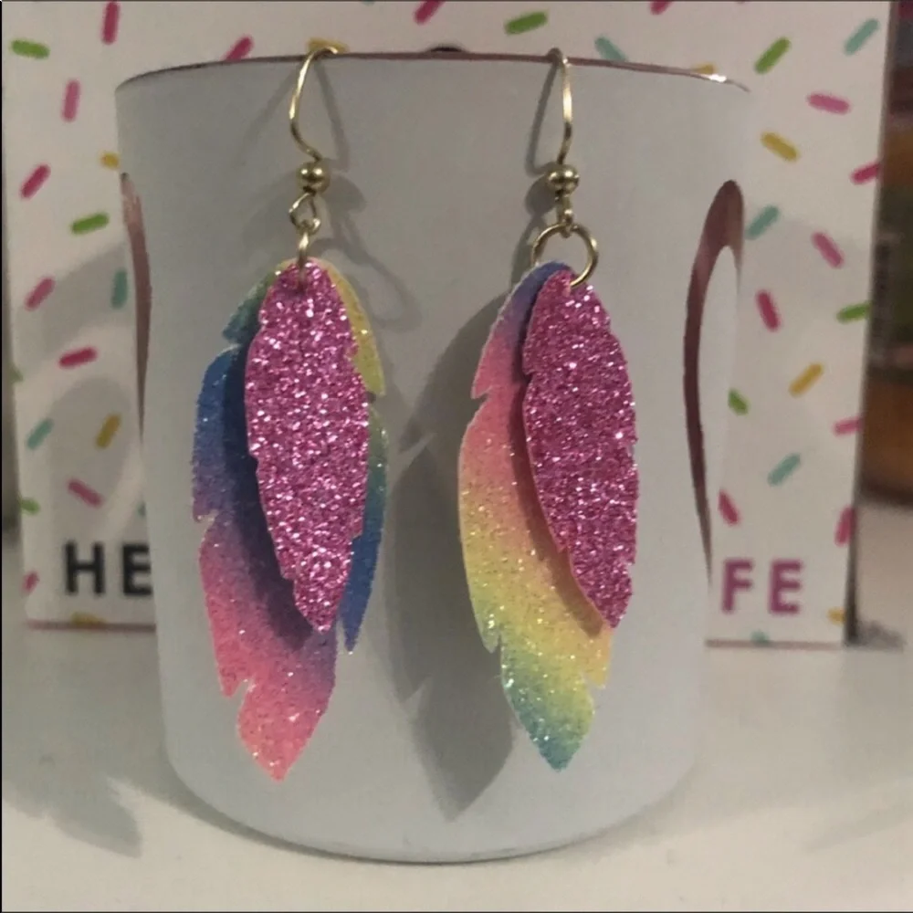 Handmade Feather Earrings